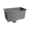 68mm DOWNPIPE RAINWATER HEAD Grey