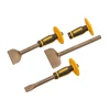Roughneck Bolster & Chisel Set with Non-Slip Guards, 3 Piece