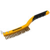Roughneck Brass Wire Brush Soft Grip 350mm (14in)