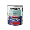 Ronseal 10 Year Weatherproof Wood Paint Royal Red Gloss 750ml