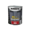 Ronseal 10 Year Weatherproof Wood Paint Royal Red Gloss 750ml