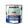 Ronseal 10 Year Weatherproof Wood Paint White Gloss 2.5 Litre