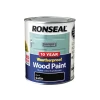 Ronseal 10 Year Weatherproof Wood Paint Black Satin 750ml