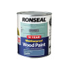 Ronseal 10 Year Weatherproof Wood Paint Midnight Blue Satin 750ml