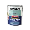Ronseal 10 Year Weatherproof Wood Paint Midnight Blue Satin 750ml