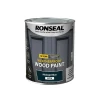 Ronseal 10 Year Weatherproof Wood Paint Midnight Blue Satin 750ml