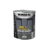 Ronseal 10 Year Weatherproof Wood Paint Grey Satin 750ml
