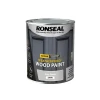 Ronseal 10 Year Weatherproof Wood Paint Grey Stone Satin 750ml