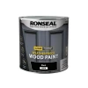 Ronseal 10 Year Weatherproof Wood Paint Black Satin 2.5 Litre