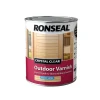 Ronseal Crystal Clear Outdoor Varnish Satin 750ml