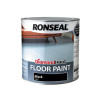 Ronseal Diamond Hard Floor Paint Black 2.5 Litre