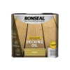 Ronseal Decking Oil Natural Clear 5 Litre