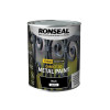 Ronseal Direct to Metal Paint Black Gloss 750ml