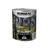Ronseal Direct to Metal Paint Black Matt 750ml