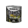 Ronseal Direct to Metal Paint Black Satin 250ml