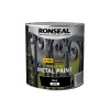 Ronseal Direct to Metal Paint Black Satin 2.5 litre