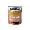 Ronseal Interior Varnish Quick Dry Gloss Ebony 750ml