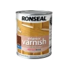 Ronseal Interior Varnish Quick Dry Satin Dark Oak 750ml