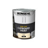 Ronseal One Coat Cupboard Paint Ivory Satin 750ml