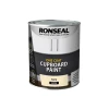 Ronseal One Coat Cupboard Paint Ivory Satin 750ml