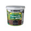 Ronseal One Coat Fence Life Tudor Black Oak 5 Litre