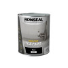 Ronseal One Coat Tile Paint Black Satin 750ml