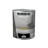 Ronseal One Coat Tile Paint Black Satin 750ml