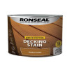 Ronseal Quick Drying Decking Stain Golden Cedar 2.5 litre