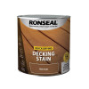 Ronseal Quick Drying Decking Stain Rich Teak 2.5 litre