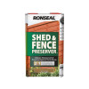 Ronseal Shed & Fence Preserver Green 5 Litre