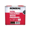Ronseal Trade Total Wood Preserver Dark Brown 2.5 litre