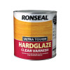 Ronseal Ultra Tough Hardglaze Internal Clear Gloss Varnish 2.5 Litre