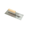 RST Plasterers Finishing Trowel Straight Wooden Handle 11in x 4.1/2in