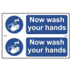 Scan Now Wash Your Hands - PVC 300 x 200mm