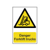 Scan Danger Forklift Trucks - PVC 200 x 300mm