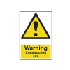 Scan Warning Construction Site - PVC 200 x 300mm