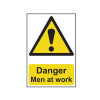 Scan Danger Men At Work - PVC 200 x 300mm