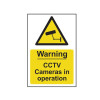 Scan Warning CCTV Cameras In Operation - PVC 200 x 300mm