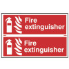 Scan Fire Extinguisher - PVC 300 x 200mm