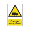 Scan Danger Moving Vehicles - PVC 400 x 600mm