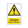 Scan Danger Deep Excavation - PVC 400 x 600mm
