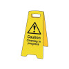 Scan Caution Cleaning In Progress Heavy-Duty A Board