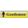 Scan Gentlemen - Polished Brass Effect 200 x 50mm