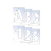Scan Letter & Number Stencil Kit 50mm
