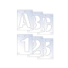 Scan Letter & Number Stencil Kit 50mm