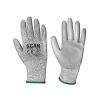 Scan Grey PU Coated Cut 3 Gloves - Medium (Size 8)