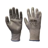 Scan Grey PU Coated Cut 5 Gloves - Medium (Size 8)