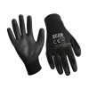 Scan Black PU Coated Gloves - Medium (Size 8) (Pack 240)