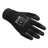 Scan Black PU Coated Gloves - Large (Size 9) (Pack 240)