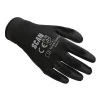 Scan Black PU Coated Gloves - Large (Size 9) (Pack 240)